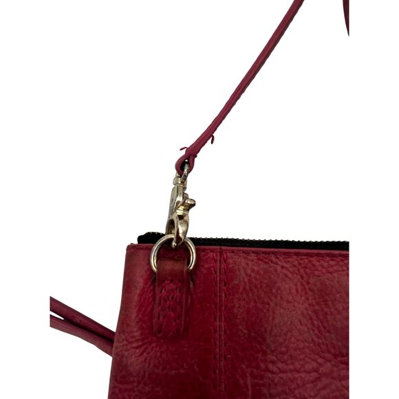 Botkier Mini Crossbody Bag Womens Pink Leather Tassel Zip Purse 9x6 Y2K Designer - Picture 7 of 10